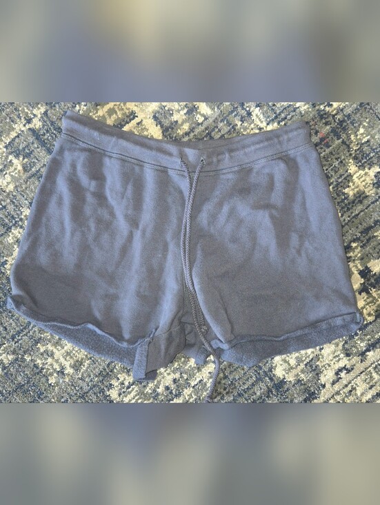 Moda International Pants - Moda International Vintage Y2k Women's Navy Cotton-Blend Lounge Shorts Small